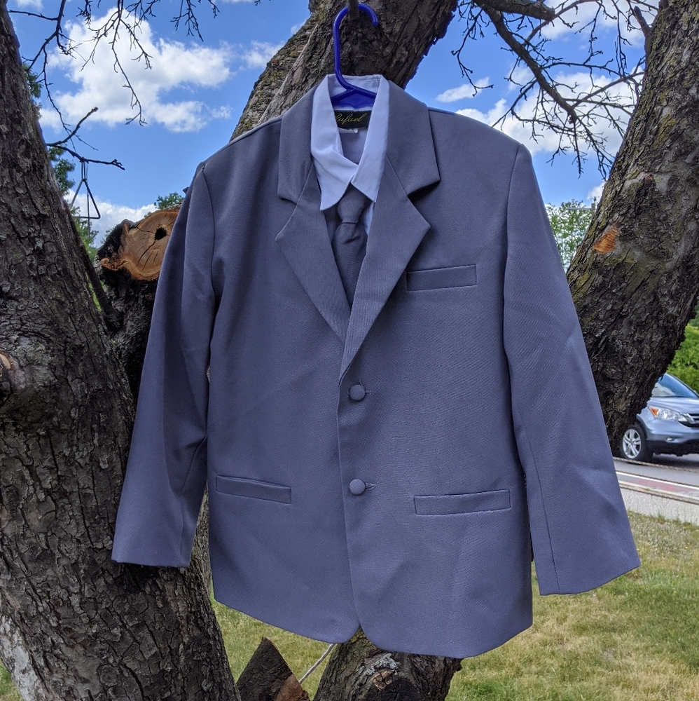 Grey Boys 5pc Suit Size 10